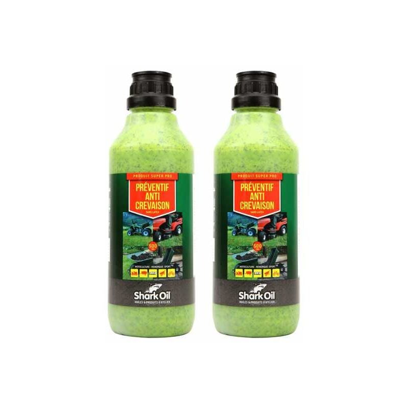 Préventif anti crevaison Shark Oil OKO super pro 500 ml par 2