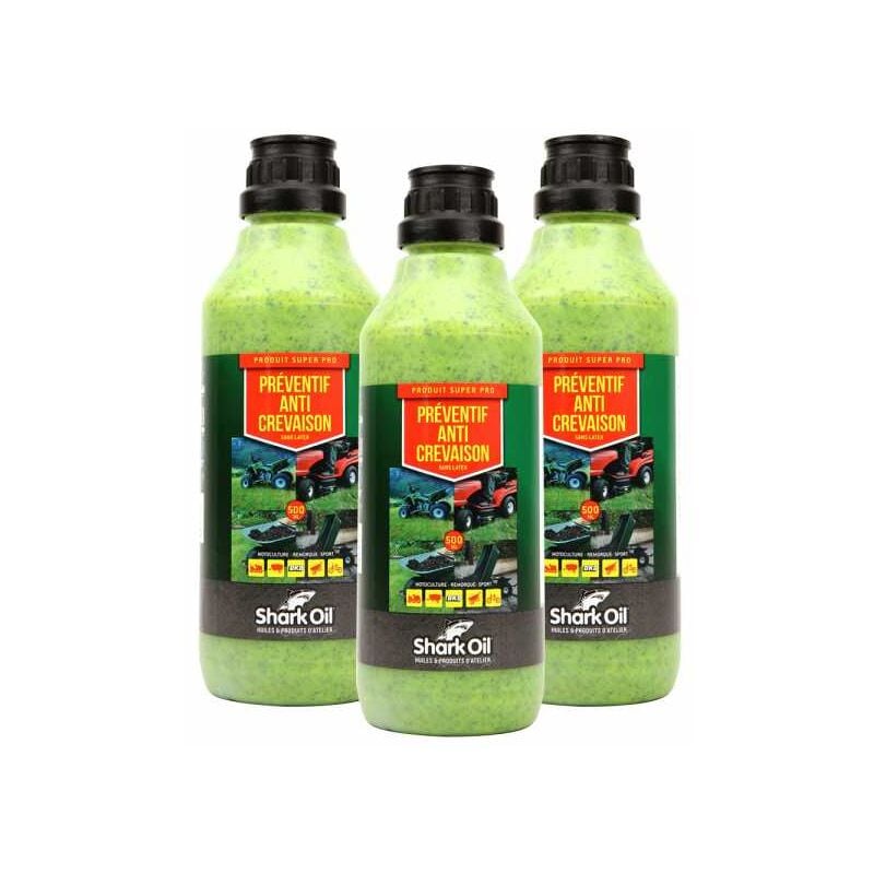Matijardin - Préventif anti crevaison Shark Oil oko super pro 500 ml par 3