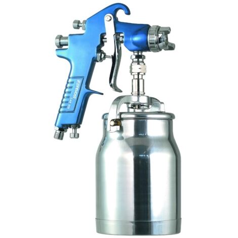 Prevost – Pistolet à peinture pneumatique par aspiration CAR S03 – Pression 3.5 à 5 bar – Buse 2 mm – Capacité godet 1 L – Corps aluminium, aiguille inox