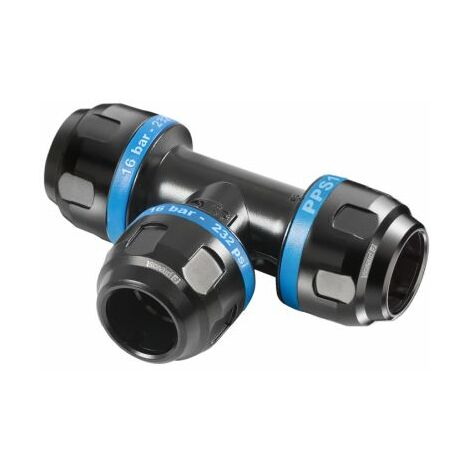 Prevost – Té égal aluminium 20mm – Raccord laiton fileté plomberie – Pression max 16bar – Température min -20°C