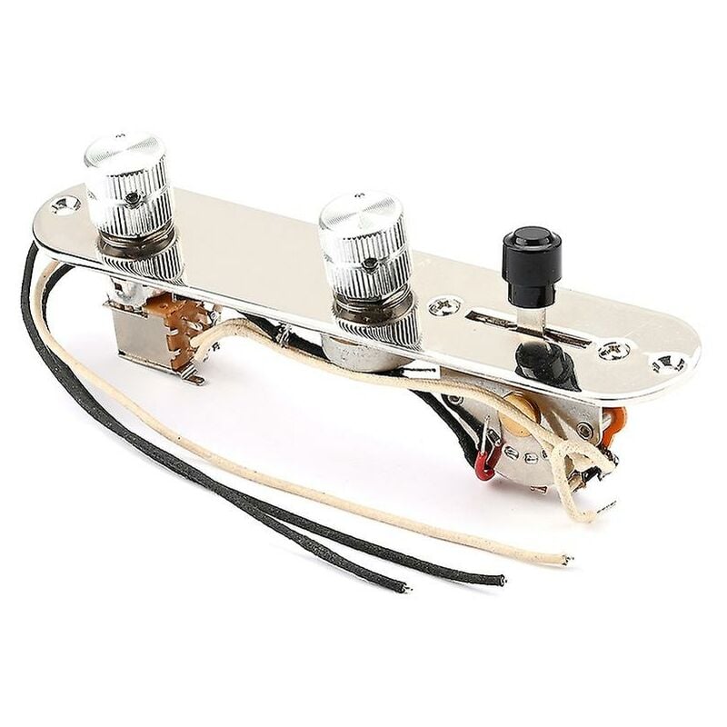 Prewired 3-Way Control Plate for Tele Telecaster Guitar