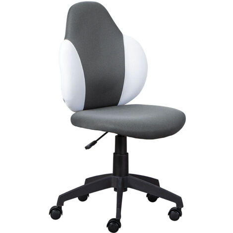 PREZI - Fauteuil Pivotant Gris pour Enfant