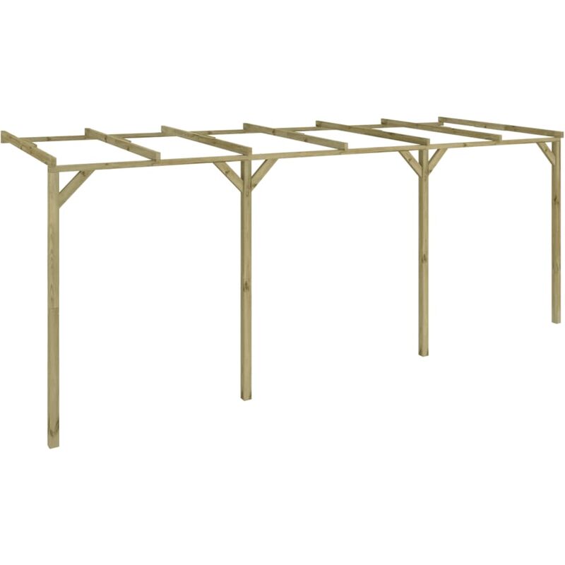 

Pérgola cobertizo de madera 2x6x2,2 m - Marrón