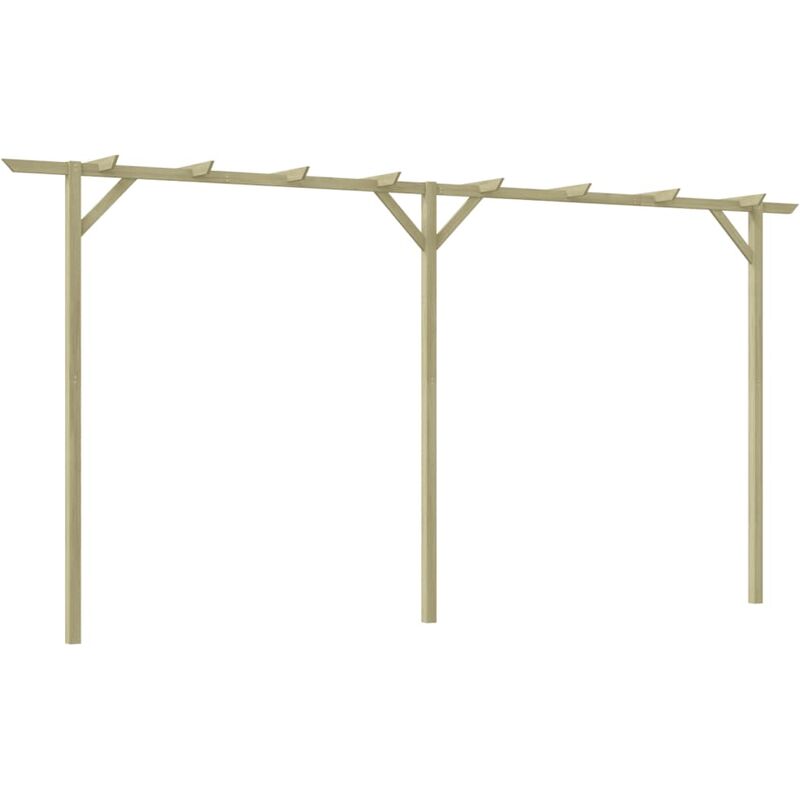 

Pérgola de jardín de madera 200x40x205 cm - Marrón