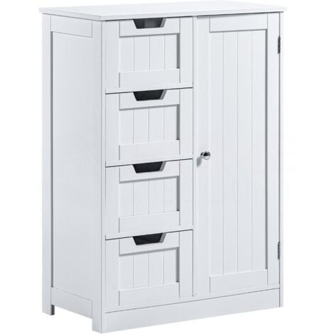 main image of "Priano 4 Drawer 1 Door Freestanding Unit"