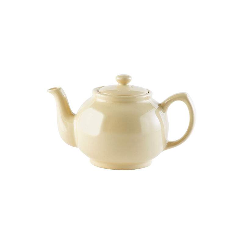 Image of Cream 6 Cup Teapot - Price&kensington
