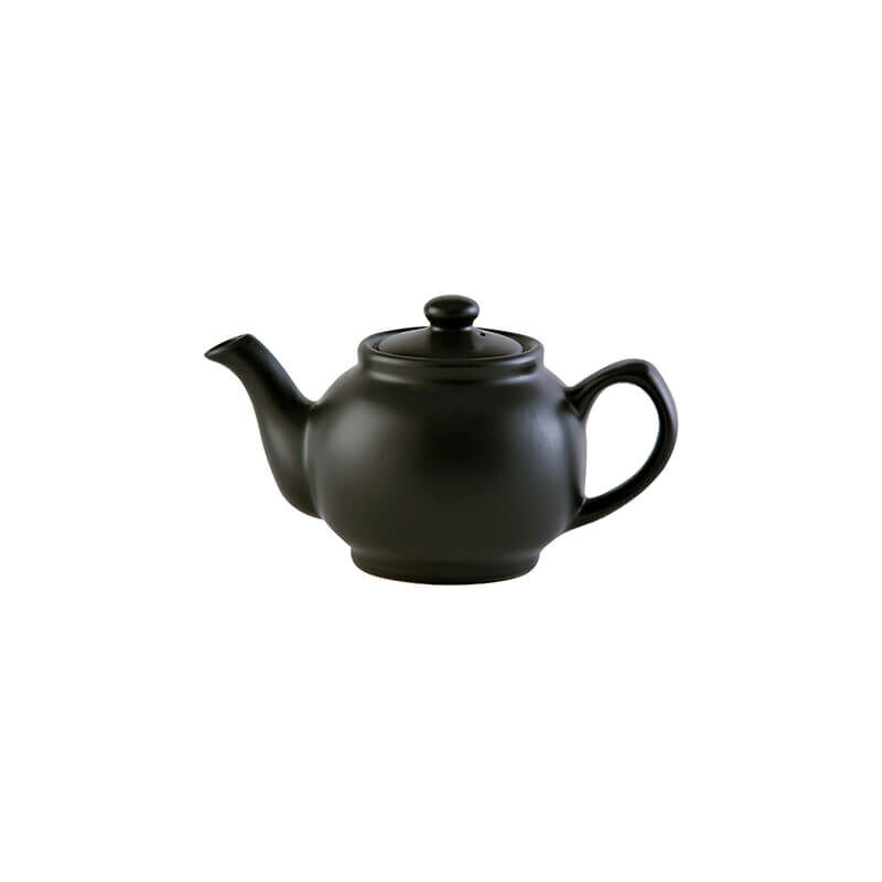 Image of Matt Black 2 Cup Teapot - Price&kensington