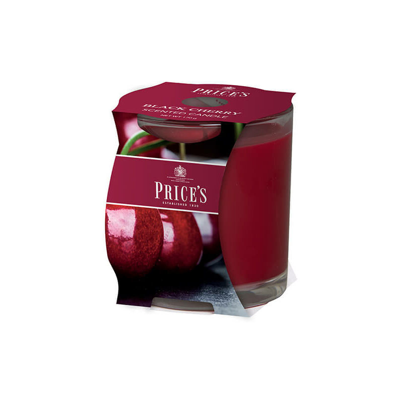 Price's - Prices Fragrance Collection Black Cherry Cluster Jar Candle