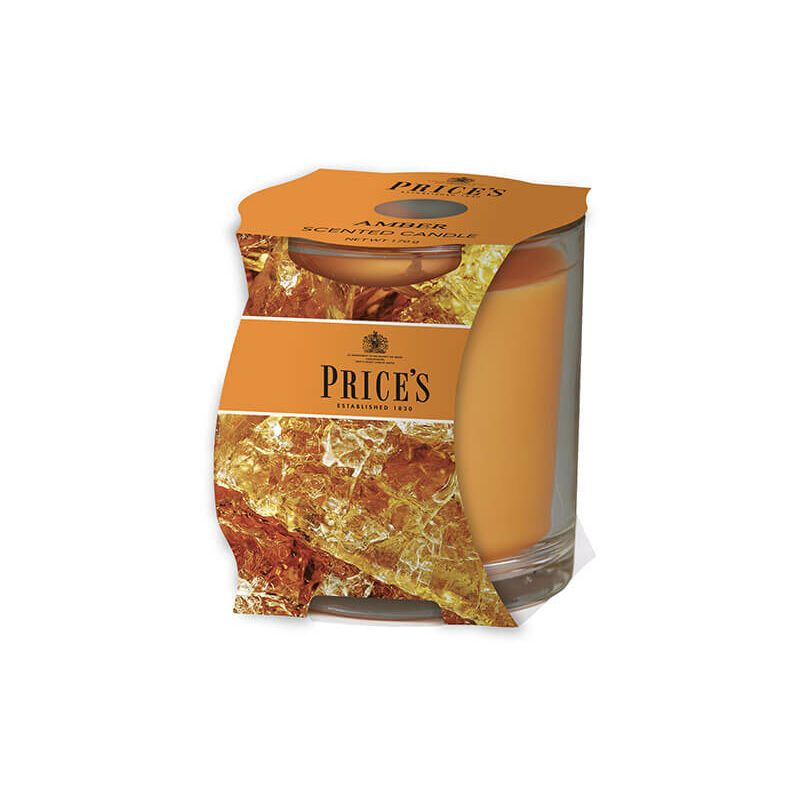 Prices Fragrance Collection Amber Cluster Jar Candle