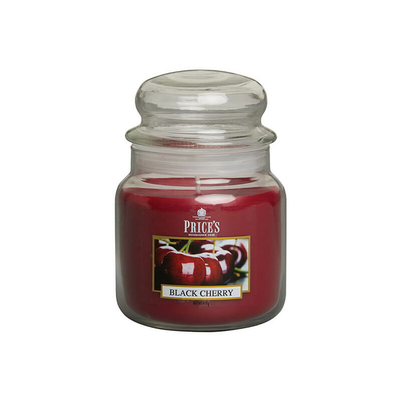 Prices Fragrance Collection Black Cherry Medium Jar Candle