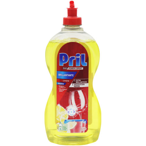 PRIL BRILLANTANTE + ASCIUGA RAPIDO PER LAVASTOVIGLIE 500 ML LIMONE E LIME