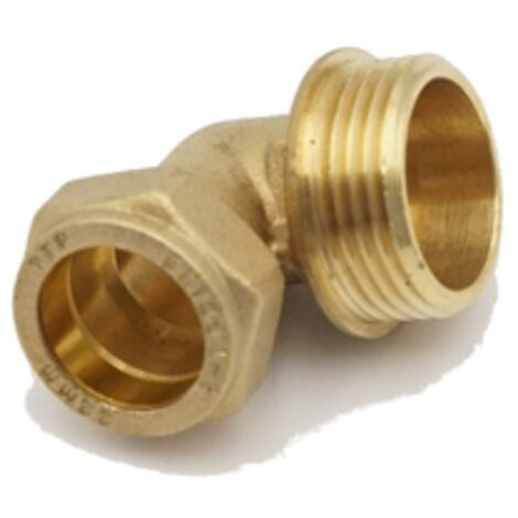 Prima Classic Compression Elbow 22mm x 1 Male Brass Fitting