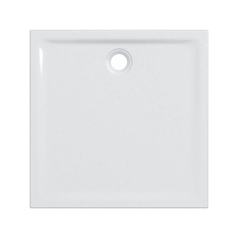 Geberit - Receveur Renova 100x100 ultra plat à encastrer, antigliss