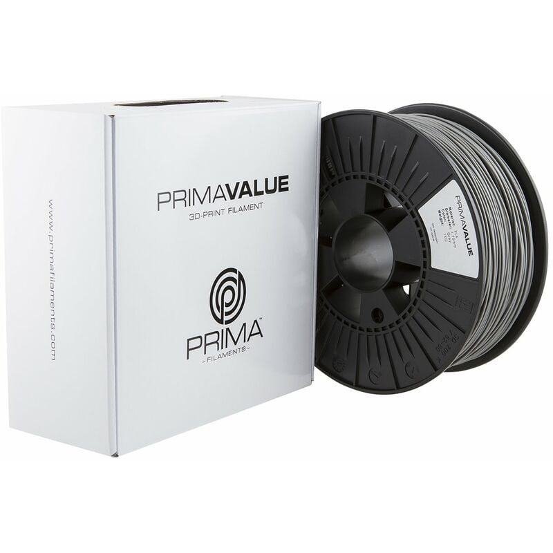 Image of PV-PLA-175-1000-LGY Filamento Pla, 1.75 mm, Bobina da 1 kg, Light Grey - Prima Filaments