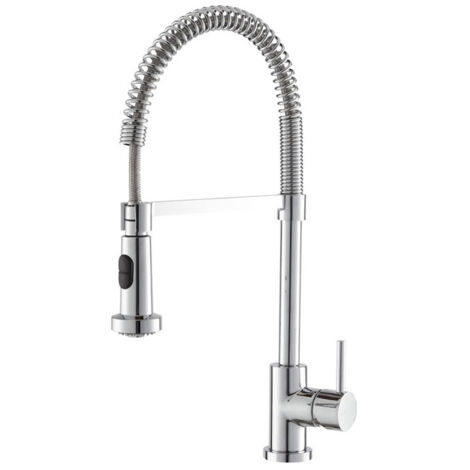 Prima+ Mosa Single Lever Double Jet Kitchen Sink Mixer Tap - Chrome