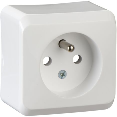 PRIMA, PRISE SIMPLE 2P+PE, BLANC SCHNEIDER ELECTRIC WDE001030