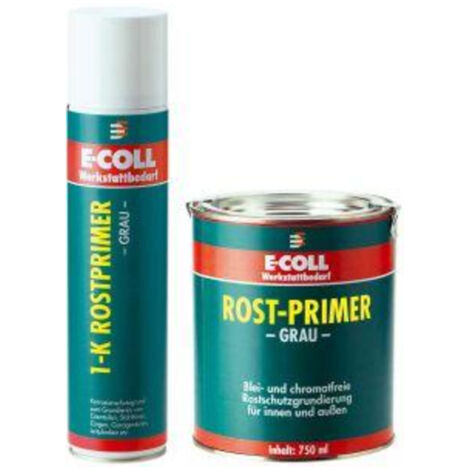 Primaire anti rouille 750ml rouge marron E-COLL (Par 6)