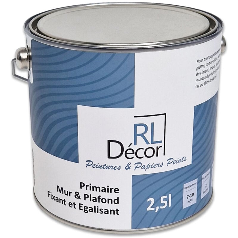 Primaire Blanc pour mur et plafond - 2,5 l