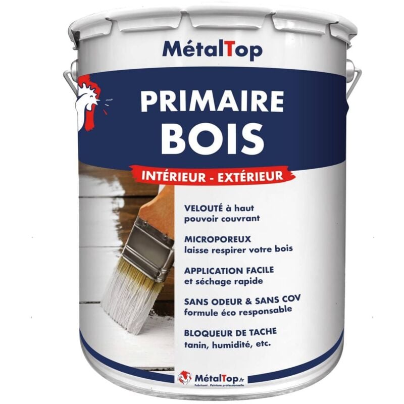Primaire Bois - Pot 5 l - 7016 - Gris anthracite Metaltop