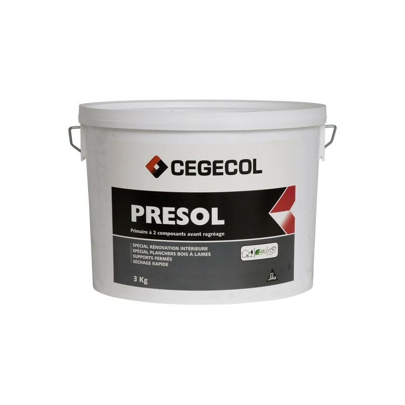 Primaire d'accrochage Cegecol Presol - Marron - 3kg - 492751