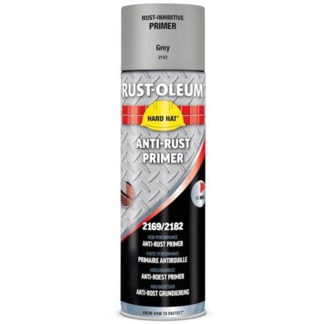 Primaire d'accroche HARD HAT - 500 mL - gris - RUST-OLEUM