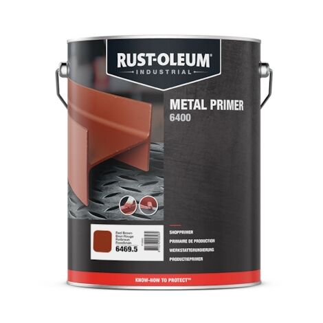 Primaire de production 6400 - 5 L - rouge brun - RUST-OLEUM