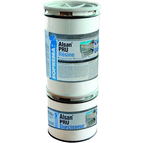 Kit résine acrylique grise 60 kg LP01 (20 kg résine + 40 kg poudre)