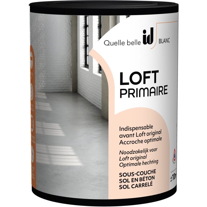 Protecteur Loft béton ciré 1L - Sol béton et carrelage - id Paris