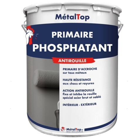 Primaire Phosphatant - Pot 1 L - 9010 - Blanc pur - Metaltop