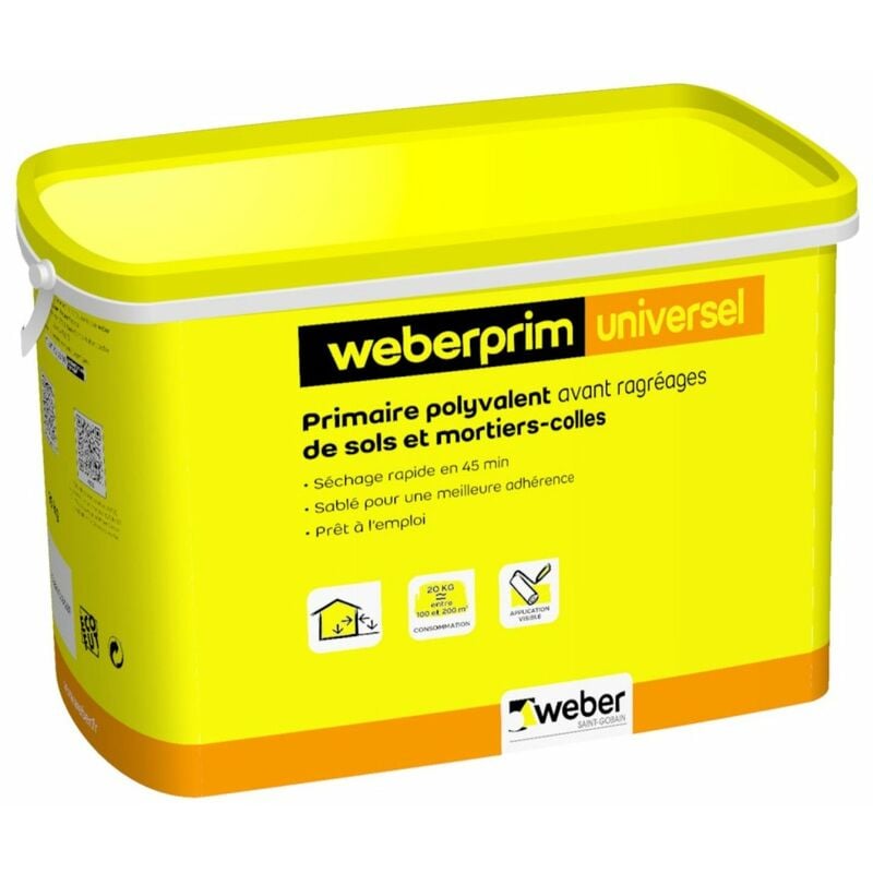 Primaire weber prim universel - Seau de 5 kg