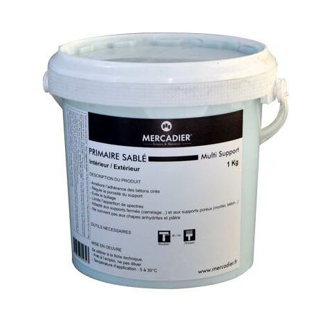 Primaire avant Béton Ciré - Multi-Support sablé - Mercadier - 1 Kg