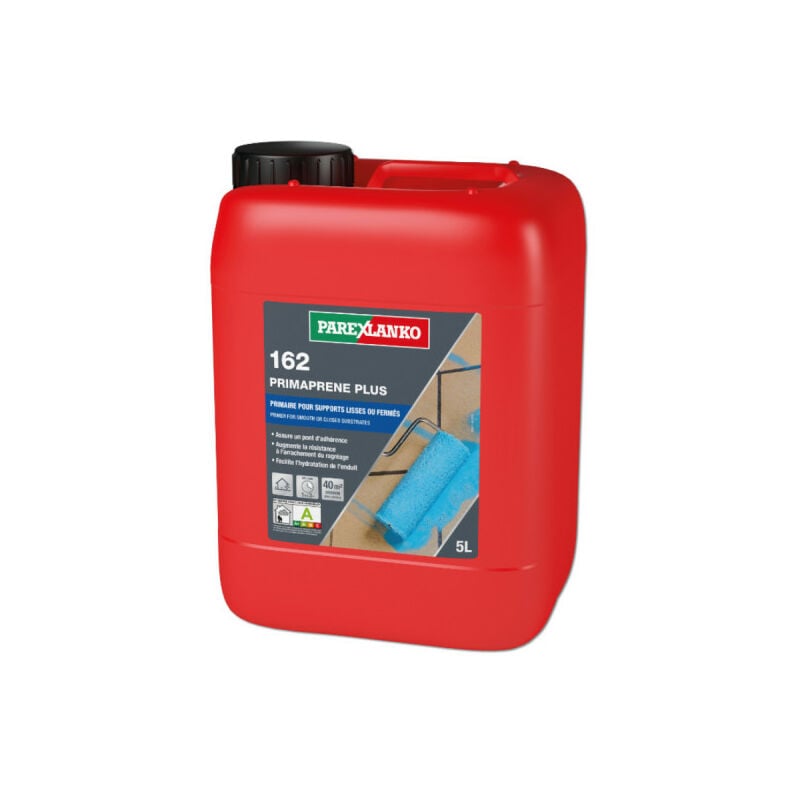 Primaire pour supports lisses ou fermés Parexlanko 162 Primaprène Plus- 5L - L16205