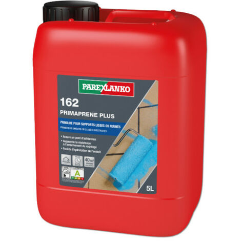 Primaire pour supports lisses ou fermés PAREXLANKO 162 Primaprène Plus- 5L - L16205 - Bleu