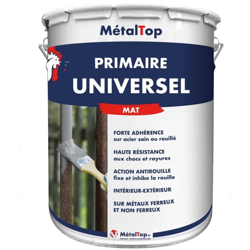 Primaire Universel - Pot 1 l - 7040 - Gris fenêtre Metaltop
