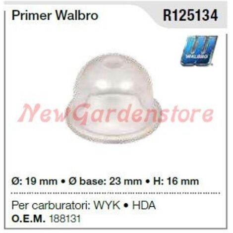Primaire WALBRO ORIGINAL WYK HDA carburateur DECESPUGLIER R125134