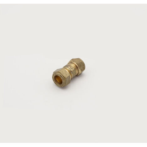 PrimaPlus 12mm Brass Compression Coupling - Pack of 10