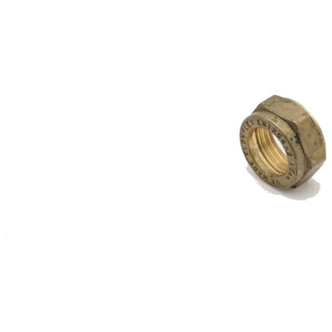 PrimaPlus 15mm Brass Compression Nuts - Pack of 10