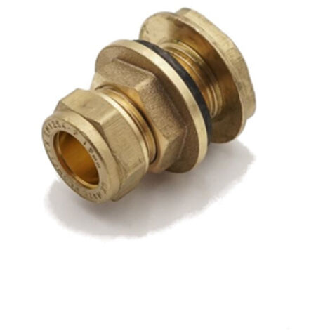PrimaPlus 15mm Brass Compression Tank Connector - Pack of 10