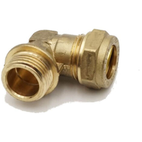 PrimaPlus 15mm x 1/2" Male Brass Compression Elbow Fittings