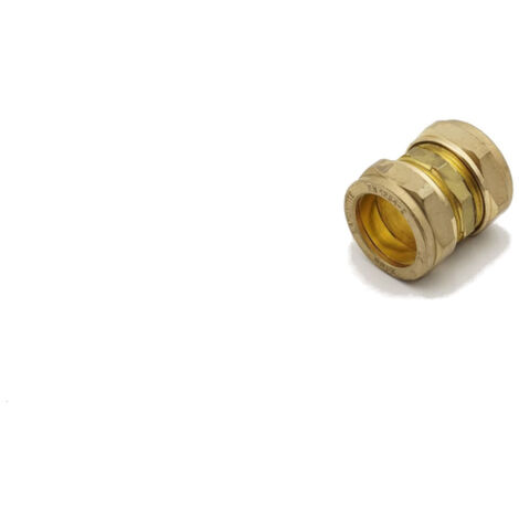 PrimaPlus 28mm Brass Compression Couplings - Pack of 5