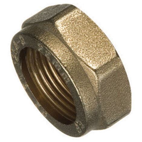 PrimaPlus 28mm Brass Compression Nuts - Pack of 10