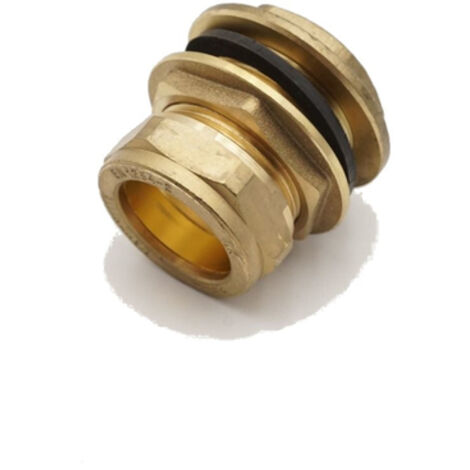 PrimaPlus 28mm Compression Tank Connector - Pack of 5 Brass