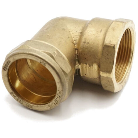 PrimaPlus 42mm x 1.1/2" Female Brass Compression Elbow