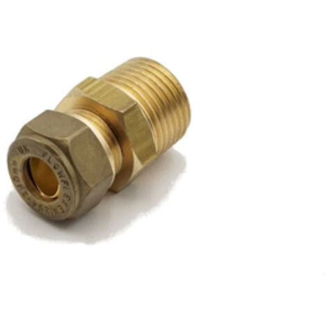 PrimaPlus Brass Compression Adaptor 10mm x 1/2" Male Taper