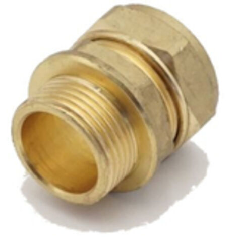 PrimaPlus Brass Compression Adaptor 22mm x 3/4" Male Pack of 10