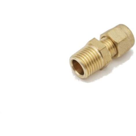 PrimaPlus Brass Compression Adaptor 6mm x 1/4" Male Taper