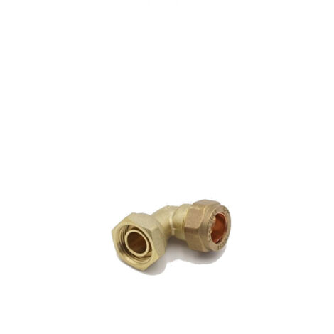 PrimaPlus Brass Compression Bent Tap Connectors 15mm x 1/2"