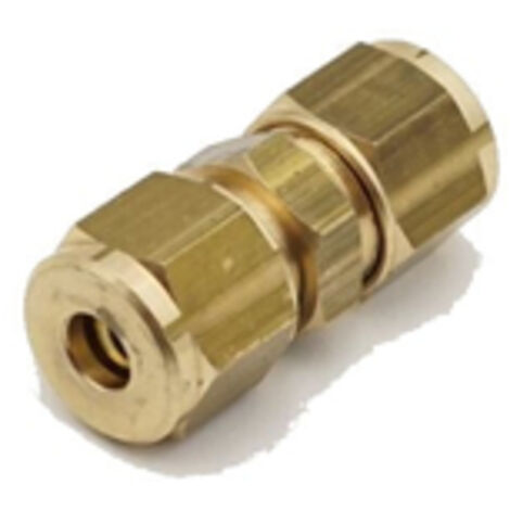 PrimaPlus Brass Compression Coupling 6mm - Pack of 10