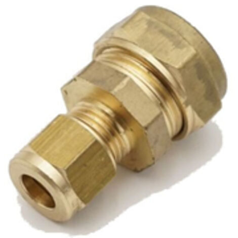 PrimaPlus Brass Compression Reduced Coupling 15 x 8mm Pack of 10