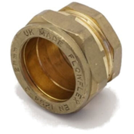 PrimaPlus Brass Compression Stop End 28mm - Pack of 5